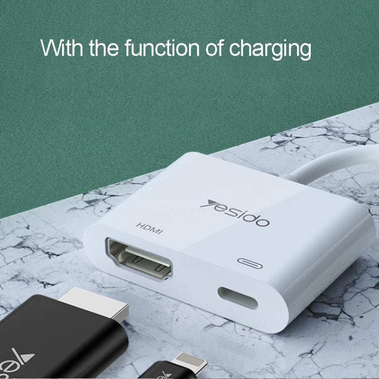 Yesido HM06 Adaptador de audio y video de 8 pines a HDMI, HM06