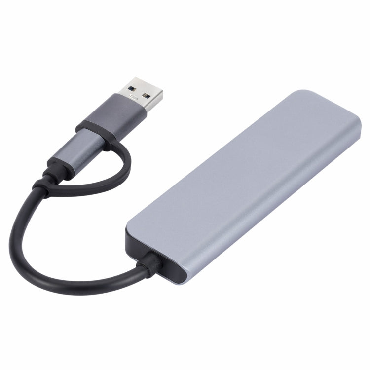 2302 5 en 1 USB+USB-C/Tipo-C a USB Estación de acoplamiento multifunción Adaptador HUB, 2302
