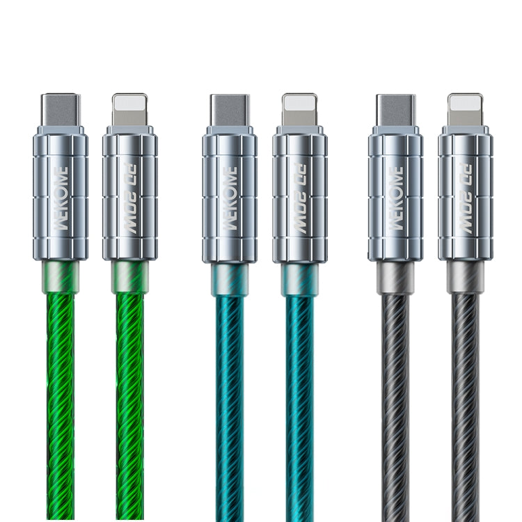 WK WDC-205 PD 20W USB-C/Type-C a cable de datos de carga súper rápida de 8 pines, longitud: 1 m, WDC-205