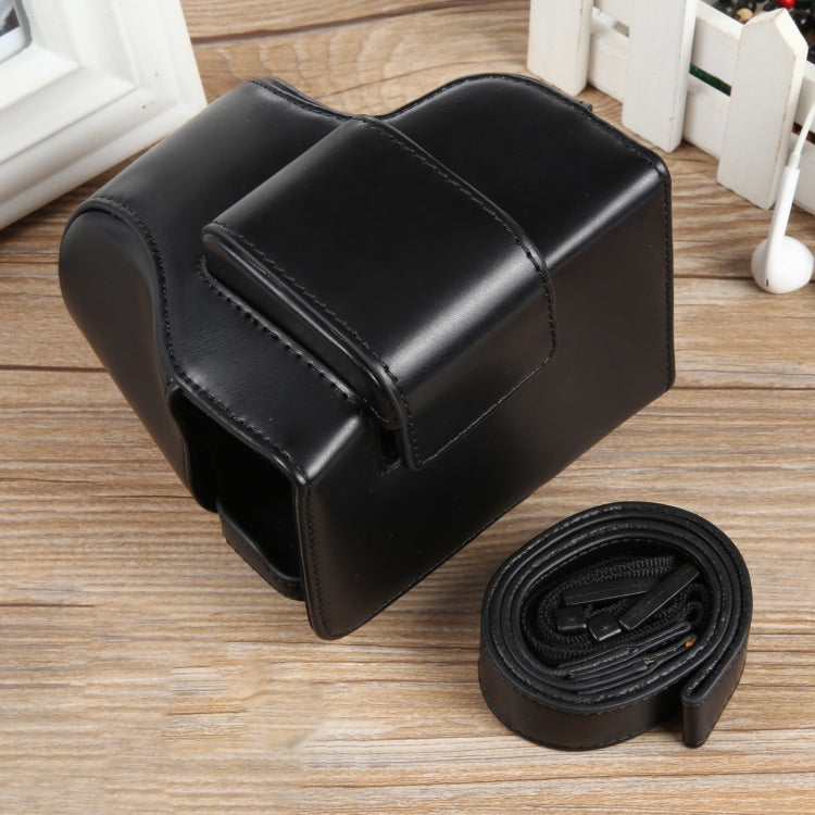 Estuche para cámara de cuero magnético de cuerpo completo con correa, edición regular, For Canon EOS R50