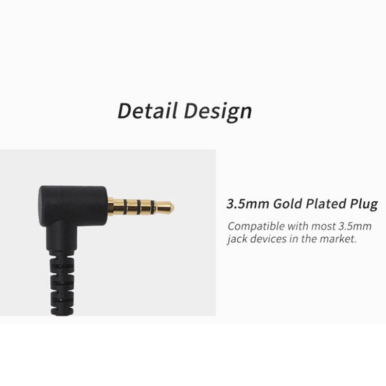 CCA CCA-C10 Auricular intrauditivo híbrido controlado por cable de diez unidades chapado en oro de 3,5 mm, with Mic, without Mic