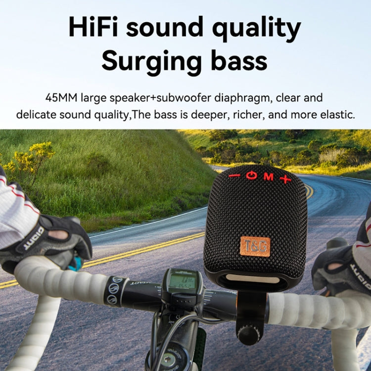 T&G TG-392 Bicicleta al aire libre TWS Inalámbrico Bluetooth IPX5 Altavoz impermeable