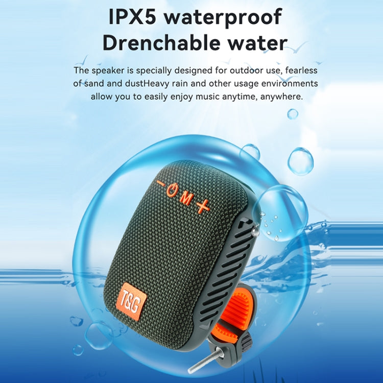 T&G TG-392 Bicicleta al aire libre TWS Inalámbrico Bluetooth IPX5 Altavoz impermeable