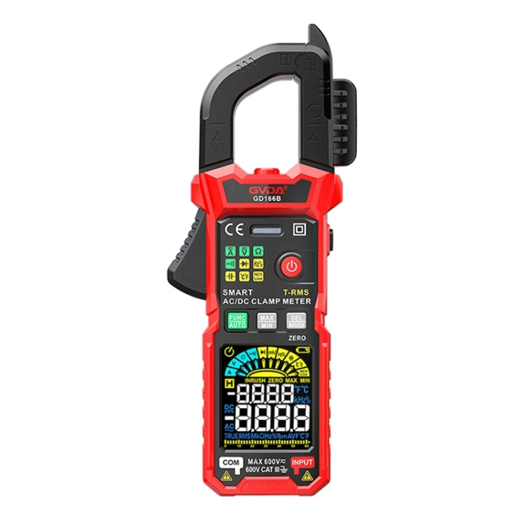 Multímetro de pinza digital GVDA GD166B compatible con CC, GD166B
