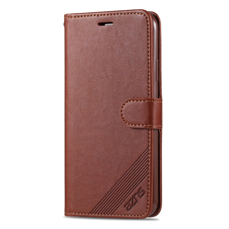AZNS Estuche de cuero con tapa horizontal con textura de piel de oveja con soporte y ranuras para tarjetas y billetera, For iPhone 11, For iPhone 11 Pro, For iPhone 11 Pro Max, For Xiaomi Redmi 7, For Xiaomi Redmi 7A, For Xiaomi Redmi 8 / 8A           ...
