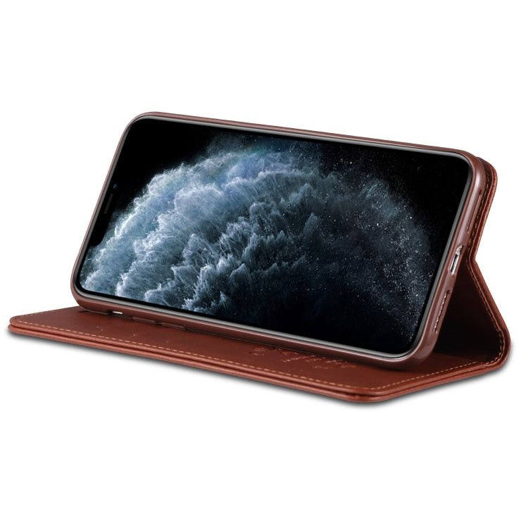 AZNS Estuche de cuero con tapa horizontal con textura de piel de oveja con soporte y ranuras para tarjetas y billetera, For iPhone 11, For iPhone 11 Pro, For iPhone 11 Pro Max, For Xiaomi Redmi 7, For Xiaomi Redmi 7A, For Xiaomi Redmi 8 / 8A           ...