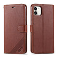 AZNS Estuche de cuero con tapa horizontal con textura de piel de oveja con soporte y ranuras para tarjetas y billetera, For iPhone 11, For iPhone 11 Pro, For iPhone 11 Pro Max, For Xiaomi Redmi 7, For Xiaomi Redmi 7A, For Xiaomi Redmi 8 / 8A           ...