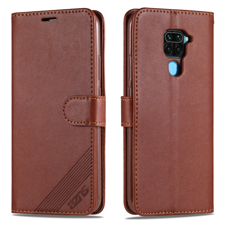 AZNS Estuche de cuero con tapa horizontal con textura de piel de oveja con soporte y ranuras para tarjetas y billetera, For iPhone 11, For iPhone 11 Pro, For iPhone 11 Pro Max, For Xiaomi Redmi 7, For Xiaomi Redmi 7A, For Xiaomi Redmi 8 / 8A           ...