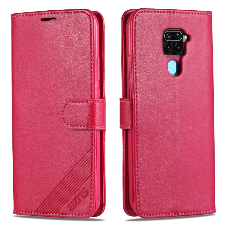 AZNS Estuche de cuero con tapa horizontal con textura de piel de oveja con soporte y ranuras para tarjetas y billetera, For iPhone 11, For iPhone 11 Pro, For iPhone 11 Pro Max, For Xiaomi Redmi 7, For Xiaomi Redmi 7A, For Xiaomi Redmi 8 / 8A           ...