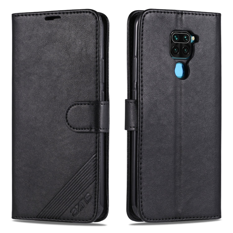AZNS Estuche de cuero con tapa horizontal con textura de piel de oveja con soporte y ranuras para tarjetas y billetera, For iPhone 11, For iPhone 11 Pro, For iPhone 11 Pro Max, For Xiaomi Redmi 7, For Xiaomi Redmi 7A, For Xiaomi Redmi 8 / 8A           ...