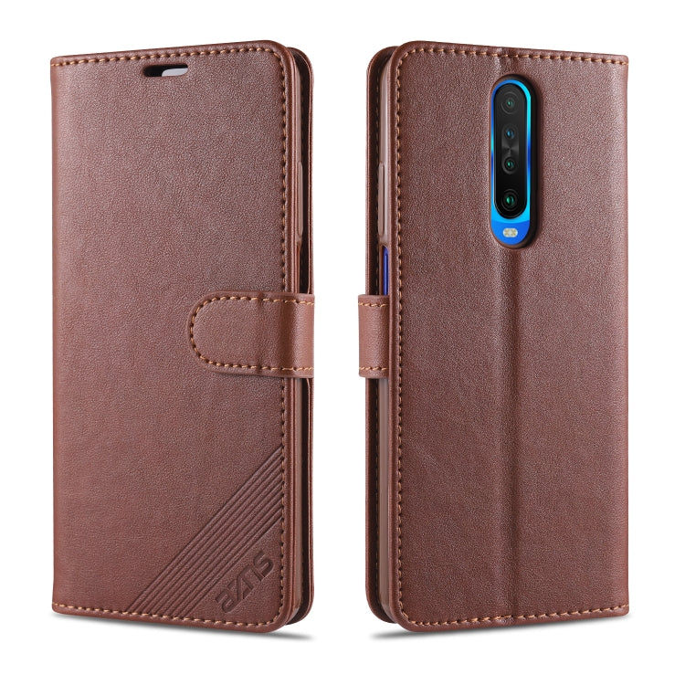 AZNS Estuche de cuero con tapa horizontal con textura de piel de oveja con soporte y ranuras para tarjetas y billetera, For iPhone 11, For iPhone 11 Pro, For iPhone 11 Pro Max, For Xiaomi Redmi 7, For Xiaomi Redmi 7A, For Xiaomi Redmi 8 / 8A           ...