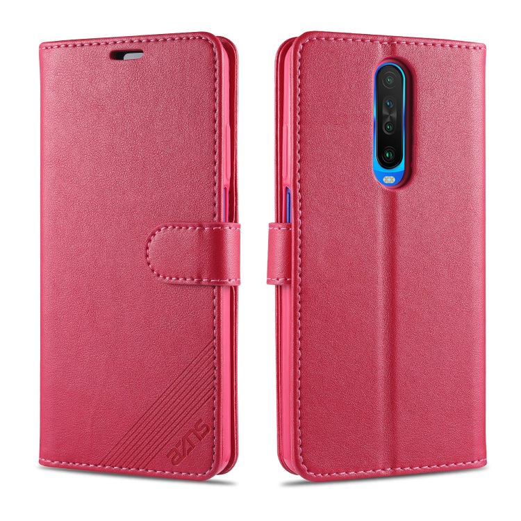 AZNS Estuche de cuero con tapa horizontal con textura de piel de oveja con soporte y ranuras para tarjetas y billetera, For iPhone 11, For iPhone 11 Pro, For iPhone 11 Pro Max, For Xiaomi Redmi 7, For Xiaomi Redmi 7A, For Xiaomi Redmi 8 / 8A           ...