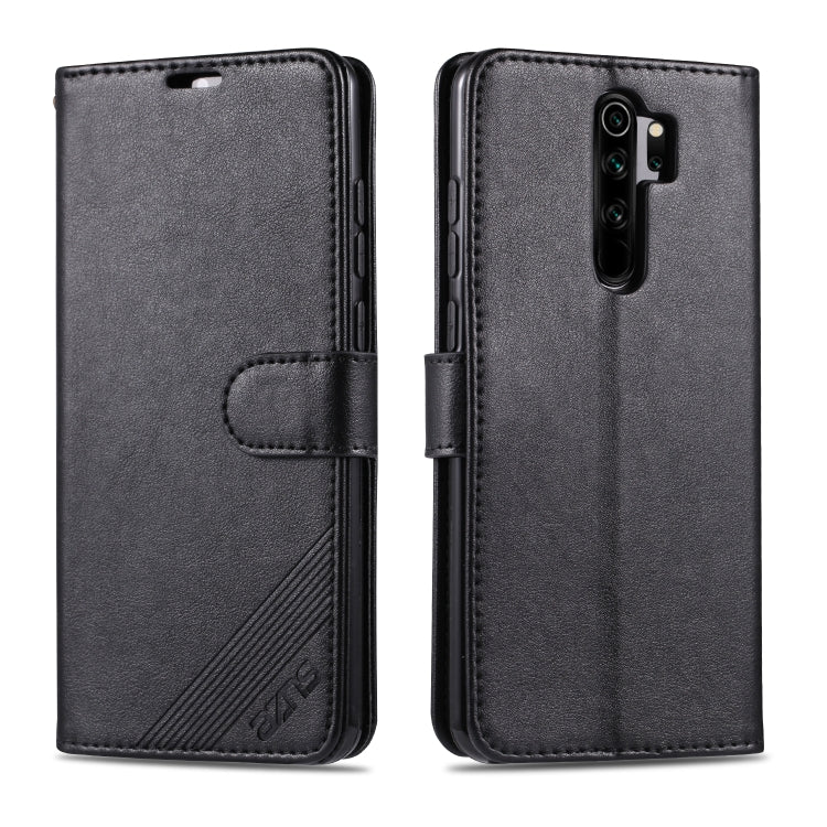 AZNS Estuche de cuero con tapa horizontal con textura de piel de oveja con soporte y ranuras para tarjetas y billetera, For iPhone 11, For iPhone 11 Pro, For iPhone 11 Pro Max, For Xiaomi Redmi 7, For Xiaomi Redmi 7A, For Xiaomi Redmi 8 / 8A           ...
