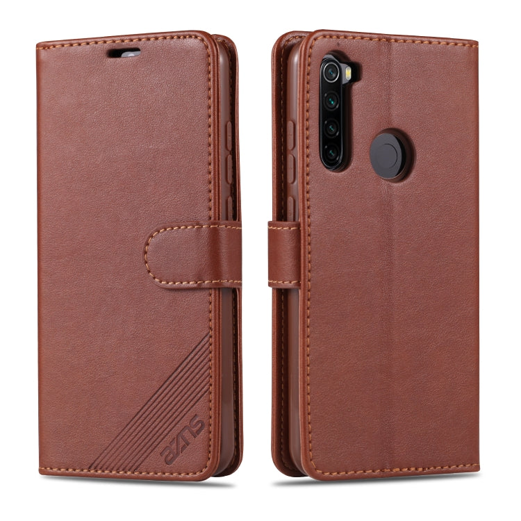 AZNS Estuche de cuero con tapa horizontal con textura de piel de oveja con soporte y ranuras para tarjetas y billetera, For iPhone 11, For iPhone 11 Pro, For iPhone 11 Pro Max, For Xiaomi Redmi 7, For Xiaomi Redmi 7A, For Xiaomi Redmi 8 / 8A           ...