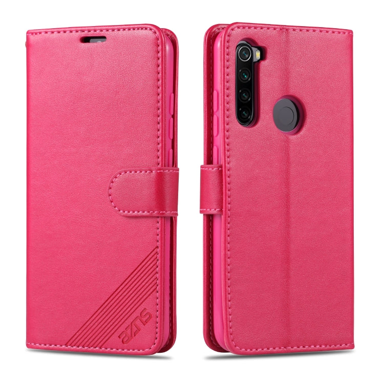 AZNS Estuche de cuero con tapa horizontal con textura de piel de oveja con soporte y ranuras para tarjetas y billetera, For iPhone 11, For iPhone 11 Pro, For iPhone 11 Pro Max, For Xiaomi Redmi 7, For Xiaomi Redmi 7A, For Xiaomi Redmi 8 / 8A           ...