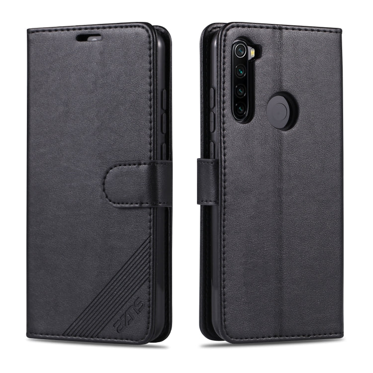 AZNS Estuche de cuero con tapa horizontal con textura de piel de oveja con soporte y ranuras para tarjetas y billetera, For iPhone 11, For iPhone 11 Pro, For iPhone 11 Pro Max, For Xiaomi Redmi 7, For Xiaomi Redmi 7A, For Xiaomi Redmi 8 / 8A           ...