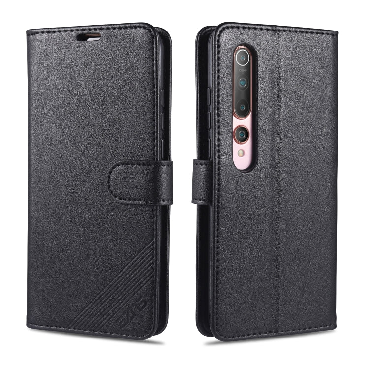 AZNS Estuche de cuero con tapa horizontal con textura de piel de oveja con soporte y ranuras para tarjetas y billetera, For iPhone 11, For iPhone 11 Pro, For iPhone 11 Pro Max, For Xiaomi Redmi 7, For Xiaomi Redmi 7A, For Xiaomi Redmi 8 / 8A           ...