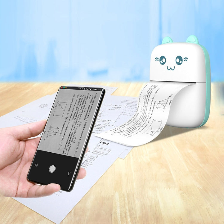 Mini impresora térmica inalámbrica Bluetooth C9, With 1 Roll Paper, With 5 Papers, With 10 Papers, With 5 Sticker Papers, With 5 Papers & 5 Sticker Papers, With 5 Papers & 5 Sticker & 3 Color Papers