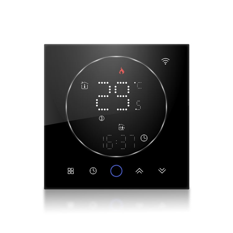 BHT-008GBL 95-240V AC 16A Smart Home Calefacción eléctrica Termostato LED sin WiFi, Without WiFi