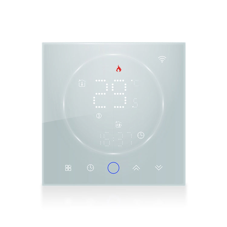 BHT-008GBL 95-240V AC 16A Smart Home Calefacción eléctrica Termostato LED sin WiFi, Without WiFi