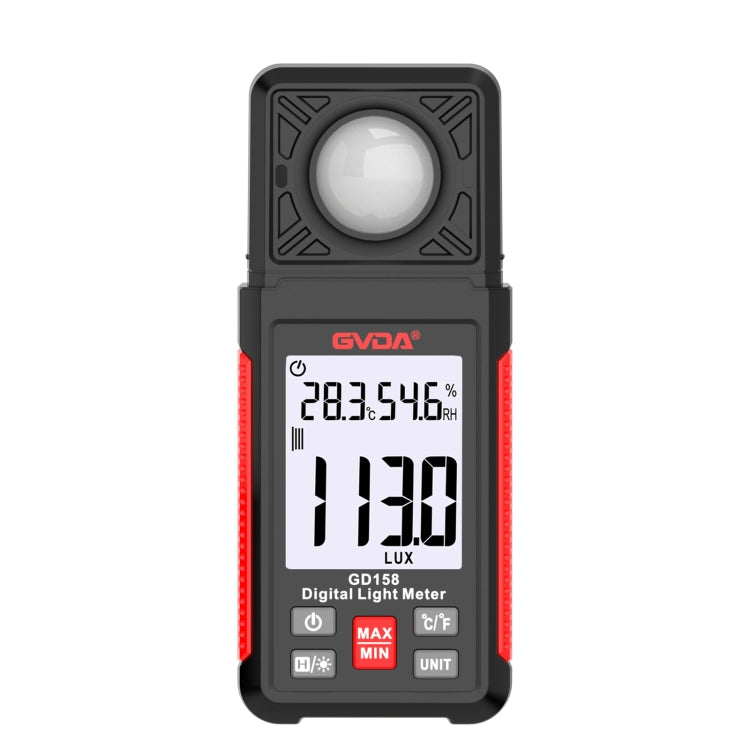 GVDA GD158 200000Lux Digital Light Meter Tester Brillo Fotómetro