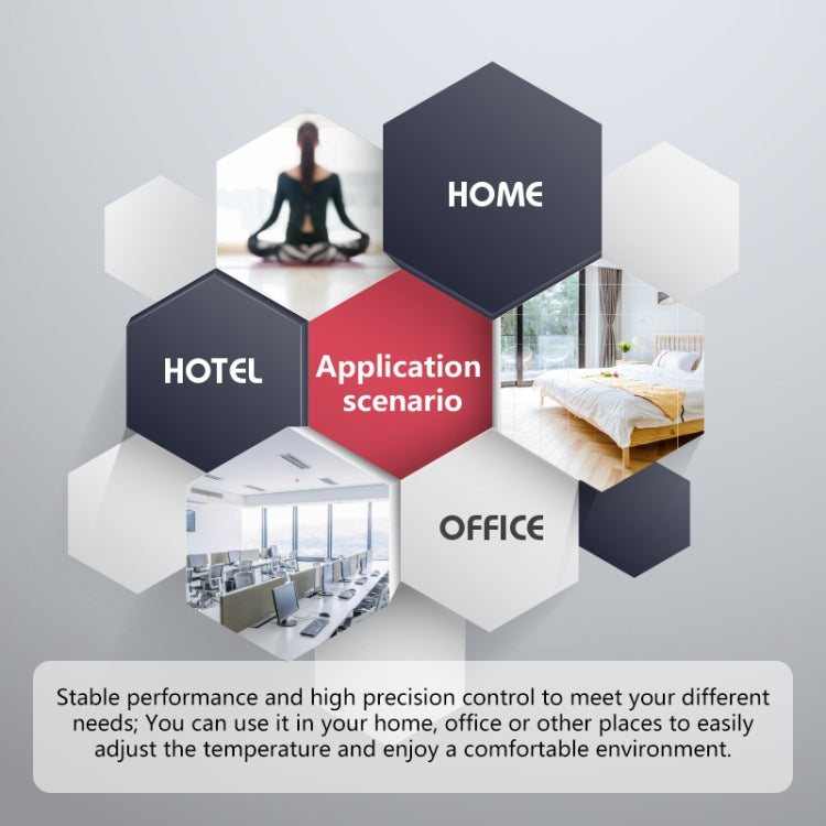 BHT-7000-GBLZB 95-240V AC 16A Smart Knob Termostato Controlador de calefacción eléctrica con Zigbee y WiFi, BHT-7000-GBLZB
