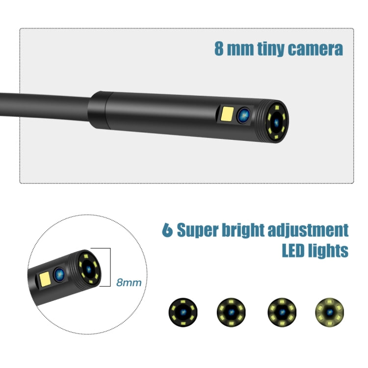 P40 5.5mm 1080P IP68 Impermeable 4.3 pulgadas Resaltar Pantalla Cámara dual Endoscopio digital, 2m Hard Cable, 5m Hard Cable, 10m Hard Cable