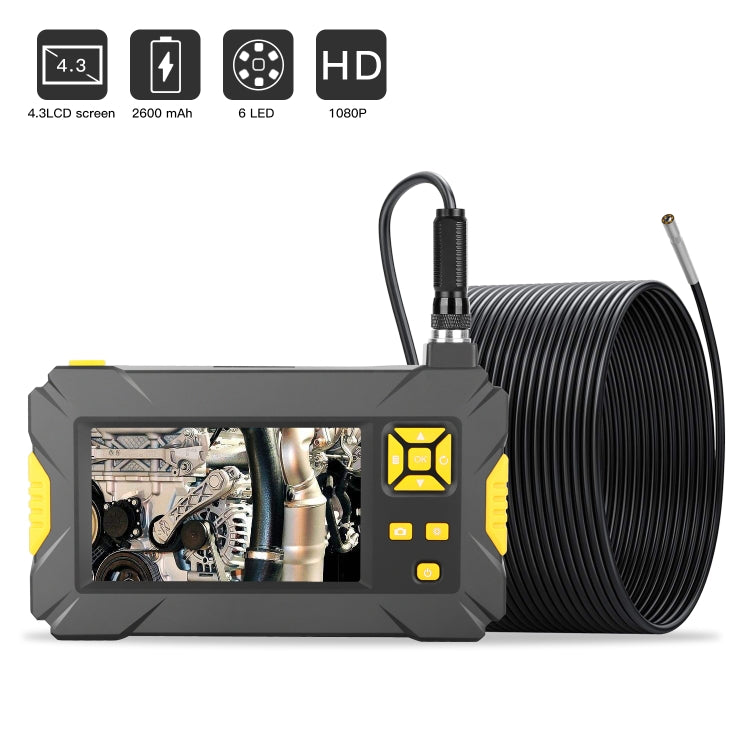 P30 3.9mm 1080P IP68 Impermeable Pantalla de 4.3 pulgadas Cámara dual Endoscopio digital, 2m Hard Cable, 5m Hard Cable, 10m Hard Cable