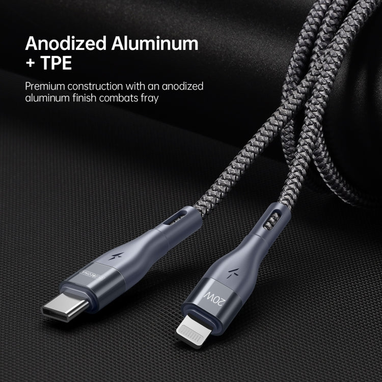 DUZZONA A1 PD 20W Tipo-C a Cable de datos de carga rápida de 8 pines, 2m, 3m