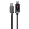 WK WDC-08 PD 20W USB-C/Type-C a cable de datos de pantalla digital de 8 pines, longitud: 1 m, WDC-08