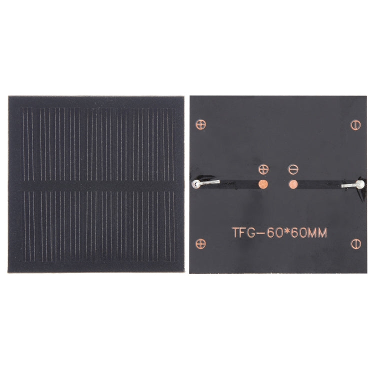 Célula del módulo del panel solar de la batería del poder del sol de DIY, 5V 0.3W 60mAh 60 x 60mm, 6V 0.2W 60mAh 70 x 25mm, 5V 0.25W 50mAh 80 x 30mm, 5V 0.3W 140mAh 84.5 x 84.5mm, 5V 1.3W 250mAh 84 x 175mm, 5V 3W 600mAh 190 x 110mm                     ...