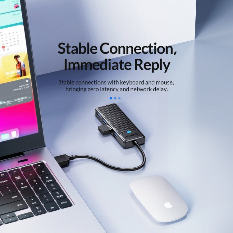 ORICO PAPW4A-U3 Adaptador HUB de estación de acoplamiento multifunción USB a USB 4 en 1, PAPW4A-U3