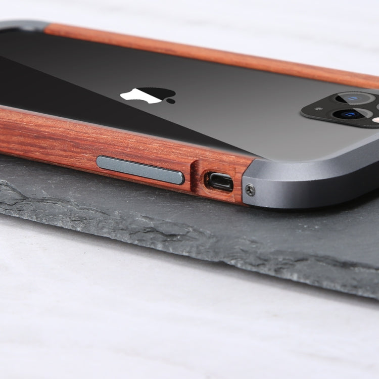 R-JUST Metal + Estuche protector con marco de madera, For iPhone 11, For iPhone 11 Pro, For iPhone 11 Pro Max, For iPhone SE 2022 / SE 2020 / 8 / 7, For iPhone X / XS, For iPhone XS Max, For iPhone XR