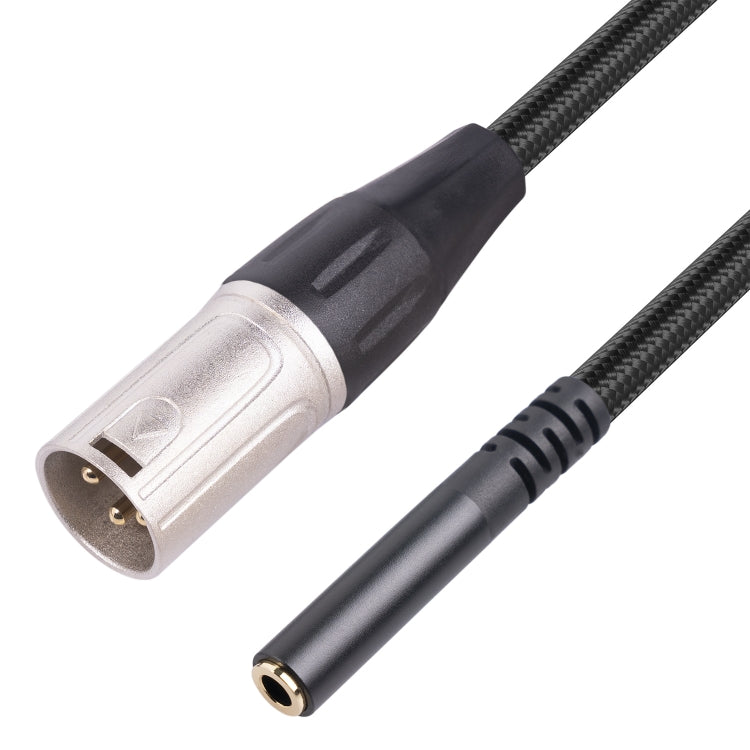 Cable de audio macho de 3,5 mm hembra a XLR de 3 pines, longitud: 30 cm, 3.5mm F to XLR M
