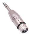 Adaptador LZ1179 6.35mm 1/4 TRS macho a XLR hembra de 3 pines, LZ1179