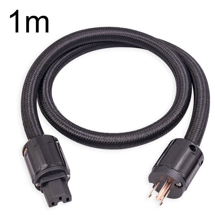 Cable de alimentación de CA universal de audio HiFi 3720 Enchufe de EE. UU., 1m, 2m, 3m