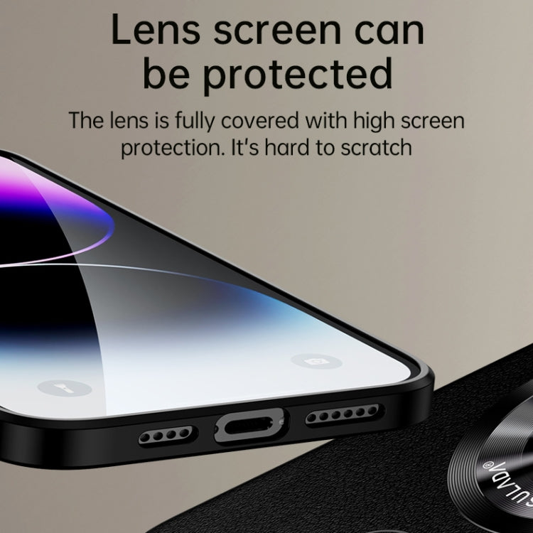 Estuche magnético para teléfono MagSafe de cuero de microfibra SULADA, For iPhone 14 Pro, For iPhone 14 Pro Max, For iPhone 13 Pro Max, For iPhone 13 Pro, For iPhone 13, For iPhone 12