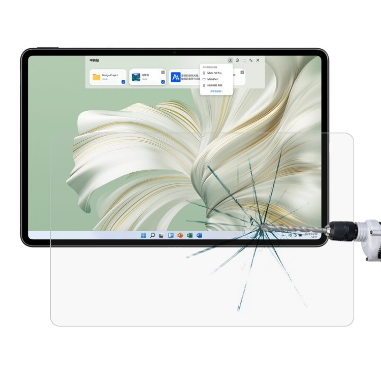Película de vidrio templado a prueba de explosiones 9H 0.3mm, For Huawei MateBook E 2023, For Huawei MateBook D 14 2023