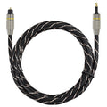 Puerto cuadrado EMK a decodificador de puerto redondo Cable de conexión de fibra óptica de audio digital, 1m, 1.5m, 2m, 3m, 5m, 10m