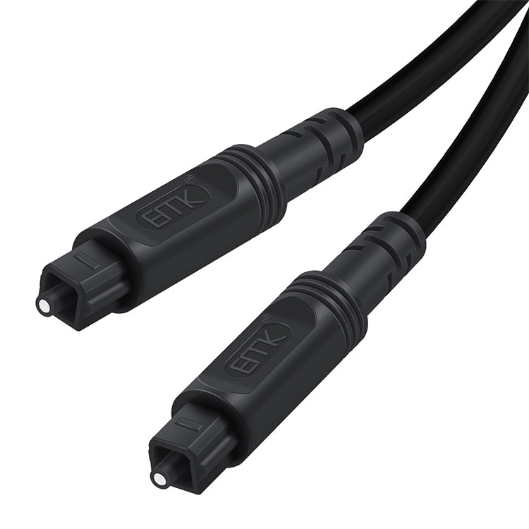 Cable de conexión de fibra óptica de altavoz de audio digital de puerto cuadrado EMK a puerto cuadrado, 1m, 1.5m, 2m, 3m, 5m, 8m, 10m, 15m, 20m, 25m, 30m