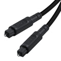 Cable de conexión de fibra óptica de altavoz de audio digital de puerto cuadrado EMK a puerto cuadrado, 1m, 1.5m, 2m, 3m, 5m, 8m, 10m, 15m, 20m, 25m, 30m