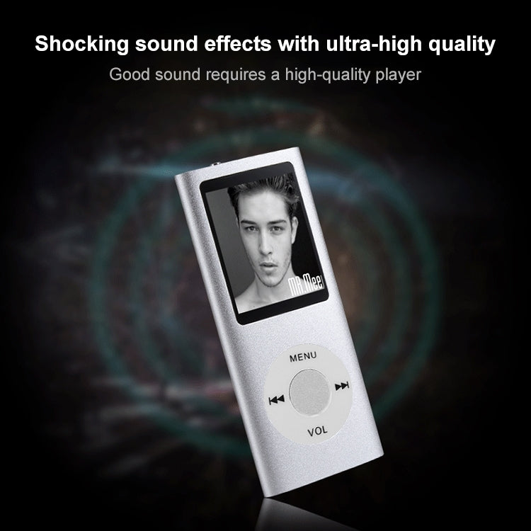 Reproductor MP4 de metal con pantalla TFT de 1,8 pulgadas, With 8G TF Card+Earphone+Cable, With 16G TF Card+Earphone+Cable, With Earphone+Cable