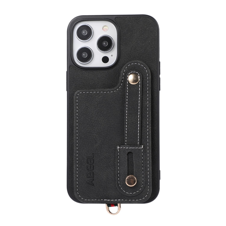 ABEEL Litchi Texture Card Bag PU Funda para teléfono, For iPhone 15 Pro Max, For iPhone 15 Pro, For iPhone 15 Plus, For iPhone 15, For iPhone 14 Plus, For iPhone 14, For iPhone 14 Pro, For iPhone 14 Pro Max