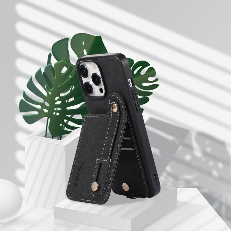 ABEEL Litchi Texture Card Bag PU Funda para teléfono, For iPhone 15 Pro Max, For iPhone 15 Pro, For iPhone 15 Plus, For iPhone 15, For iPhone 14 Plus, For iPhone 14, For iPhone 14 Pro, For iPhone 14 Pro Max