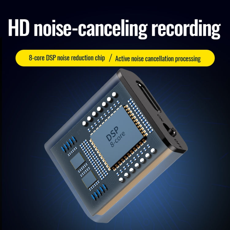 Grabadora de voz inteligente portátil con reducción de ruido HD JNN Q8, 4GB, 8GB, 16GB, 32GB