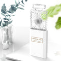 Ventilador portátil con forma de perfume Ventilador de hoja oculta