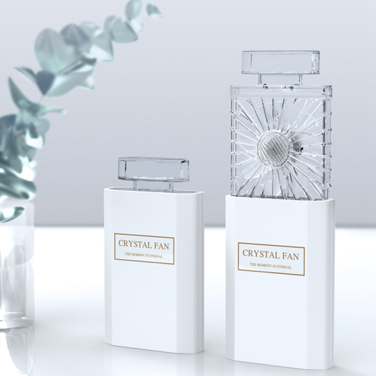 Ventilador portátil con forma de perfume Ventilador de hoja oculta