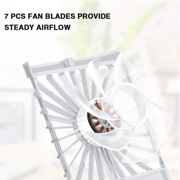 Ventilador portátil con forma de perfume Ventilador de hoja oculta