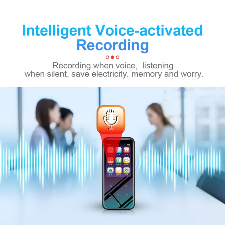 M15 Grabadora de voz inteligente multifunción MP3 Reproductor de música con sonido de alta fidelidad Walkman, 4GB, 8GB, 16GB, 32GB