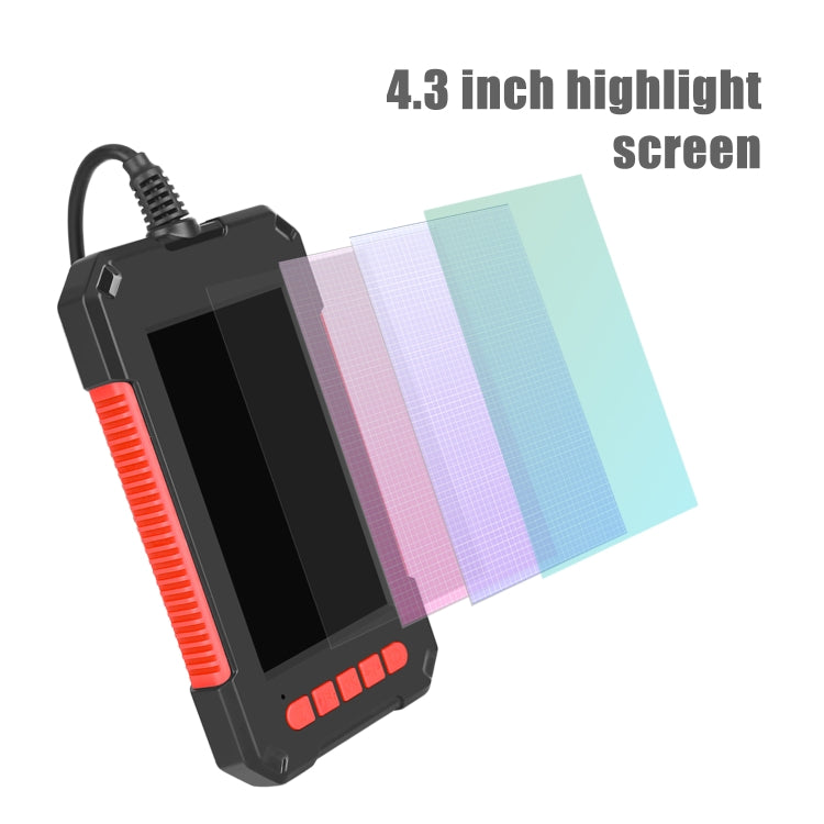 P40 3,9 mm rojo HD impermeable portátil integrado de mano vertical pantalla industria endoscopio, 2m, 5m, 10m